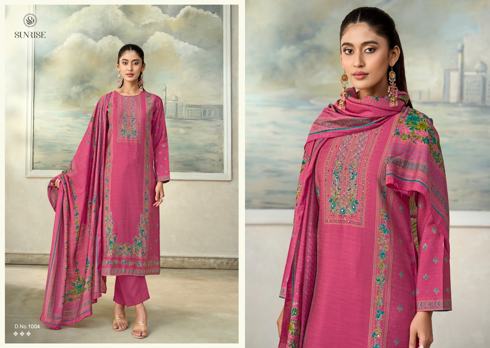 Singhar Sunrise Vintage Silk Pant Style Suits Wholesaler Ahmedabad