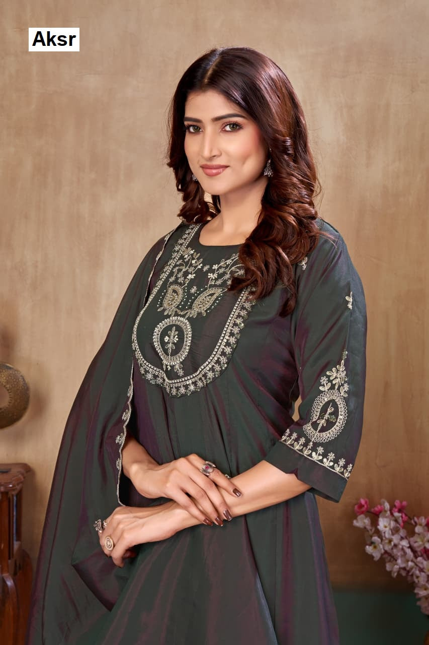 Sinhan 143 Abc Aksr Roman Readymade Plazzo Style Suits Manufacturer Ahmedabad
