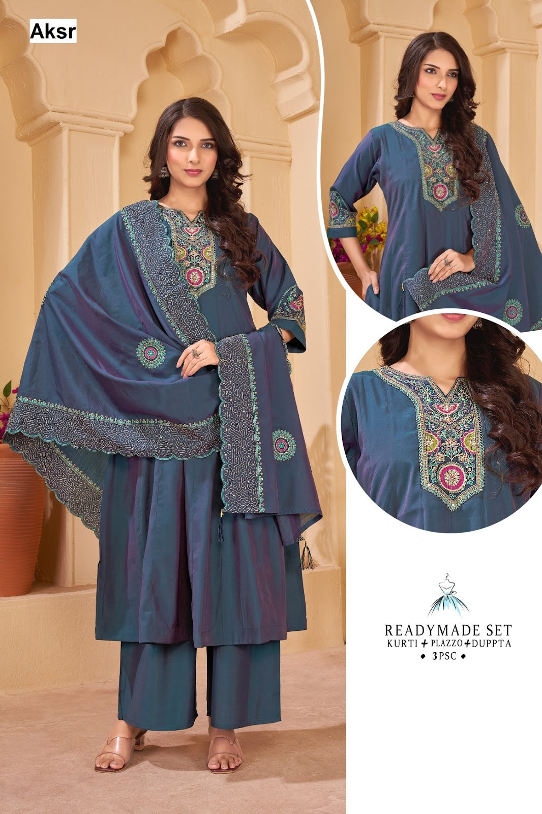 Sinhan 148 Ab Aksr Oxford Silk Readymade Pant Style Suits Exporter Gujarat