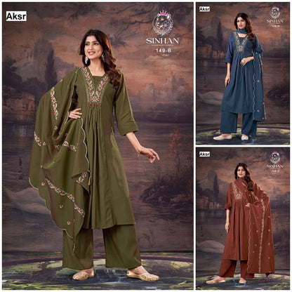 Sinhan 149 Aksr Oxford Readymade Pant Style Suits Manufacturer Gujarat