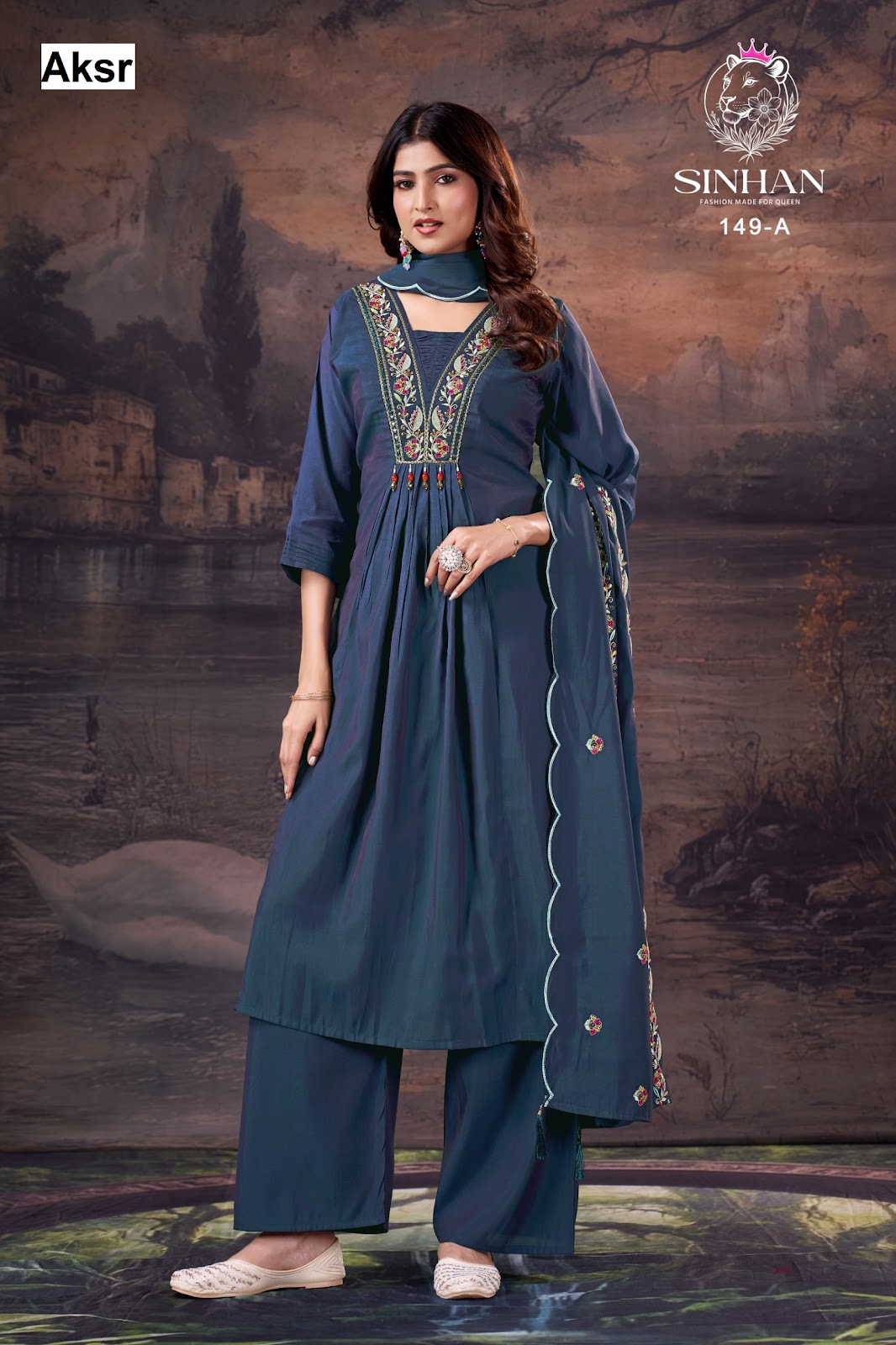 Sinhan 149 Aksr Oxford Readymade Pant Style Suits Manufacturer Gujarat