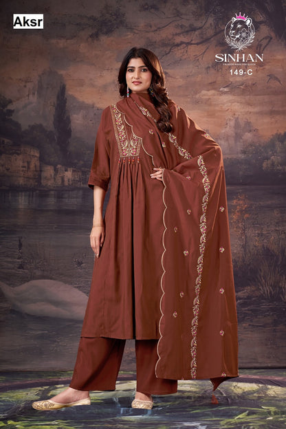 Sinhan 149 Aksr Oxford Readymade Pant Style Suits Manufacturer Gujarat
