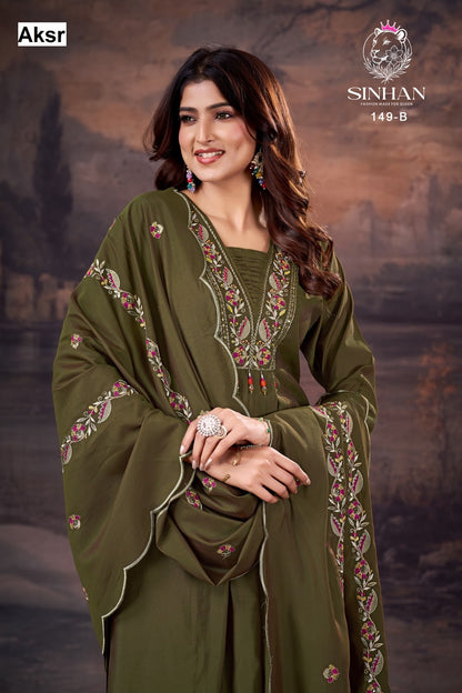 Sinhan 149 Aksr Oxford Readymade Pant Style Suits Manufacturer Gujarat
