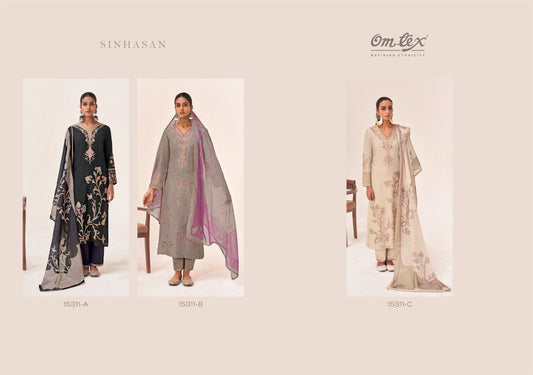 Sinhasan Omtex Linen Jacquard Pant Style Suits Manufacturer