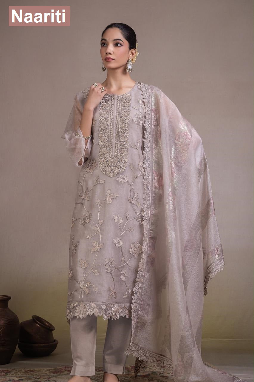 Sinjin 2840 Naariti Tissue Pant Style Suits Supplier Ahmedabad