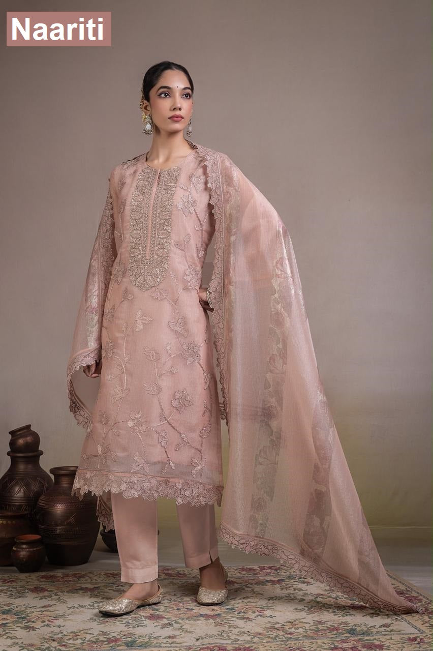 Sinjin 2840 Naariti Tissue Pant Style Suits Supplier Ahmedabad