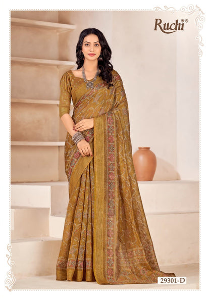 Sipika Ruchi Linen Silk Sarees Manufacturer