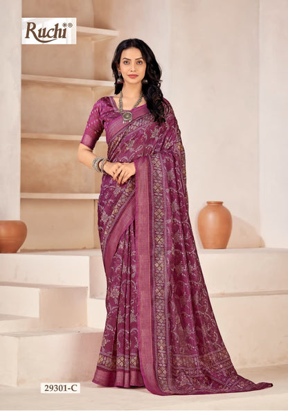 Sipika Ruchi Linen Silk Sarees Manufacturer