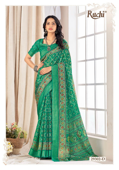 Sipika Ruchi Linen Silk Sarees Manufacturer