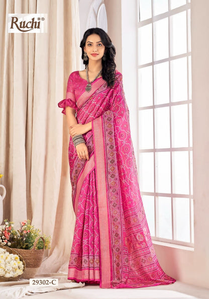 Sipika Ruchi Linen Silk Sarees Manufacturer