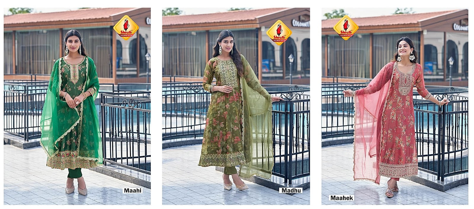 Sirat Shruti Simmer Readymade Anarkali Suits Manufacturer