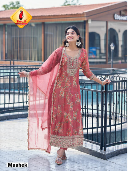 Sirat Shruti Simmer Readymade Anarkali Suits Manufacturer