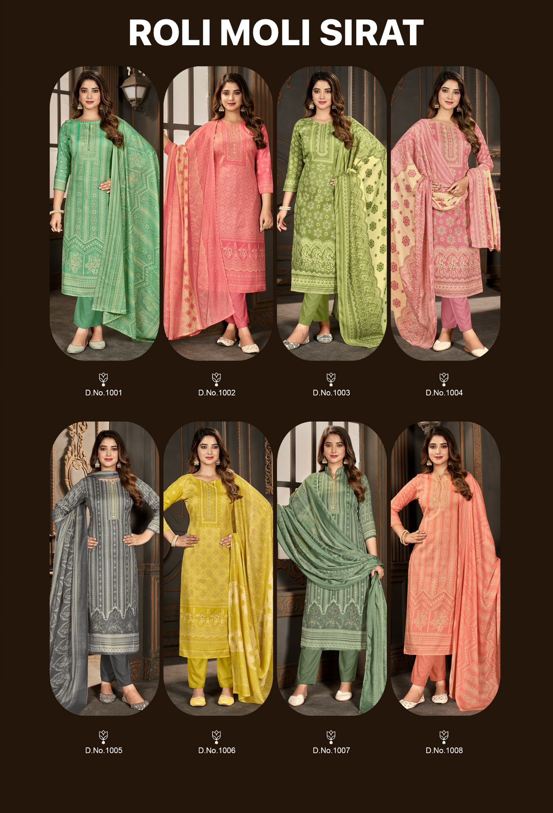 Sirat Vol 11 Roli Moli Mix Cotton Karachi Salwar Suits Wholesale Price