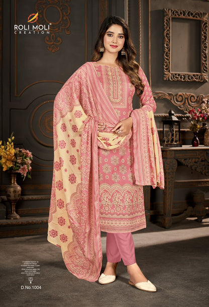 Sirat Vol 11 Roli Moli Mix Cotton Karachi Salwar Suits Wholesale Price