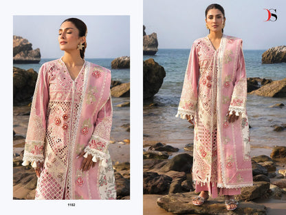Sirene Luxury Lawn 25-2 Deepsy Pure Cotton Pakistani Salwar Suits Wholesaler