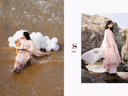 Sirene Luxury Lawn 25 Deepsy Pure Cotton Pakistani Salwar Suits Wholesaler India