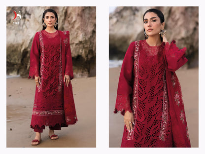 Sirene Luxury Lawn 25 Deepsy Pure Cotton Pakistani Salwar Suits Wholesaler India