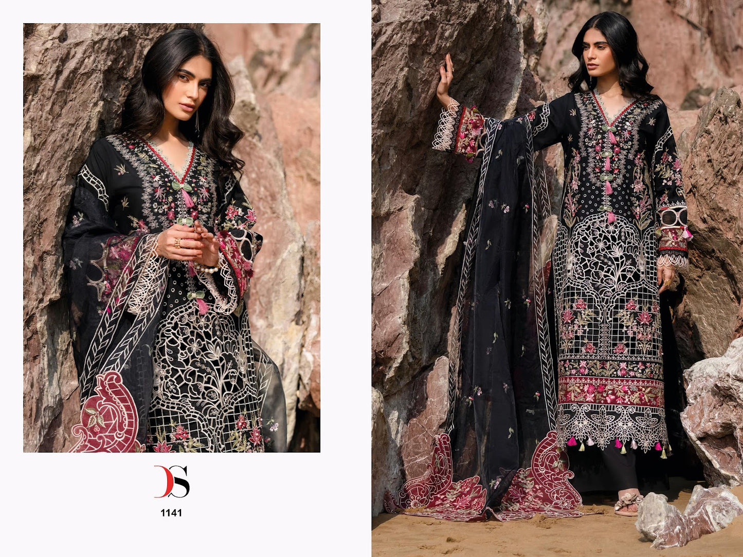 Sirene Luxury Lawn 25 Deepsy Pure Cotton Pakistani Salwar Suits Wholesaler India