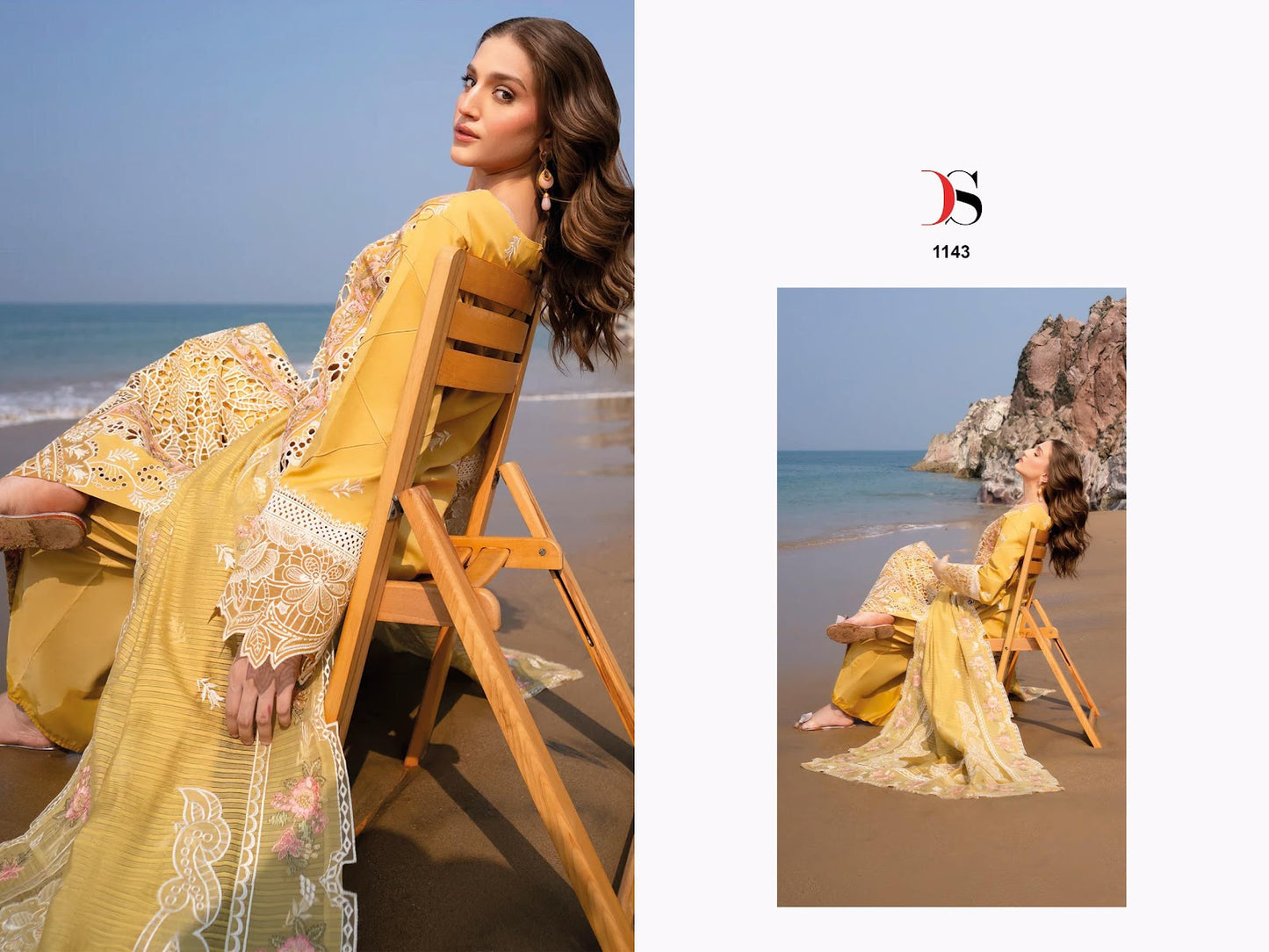 Sirene Luxury Lawn 25 Deepsy Pure Cotton Pakistani Salwar Suits Wholesaler India