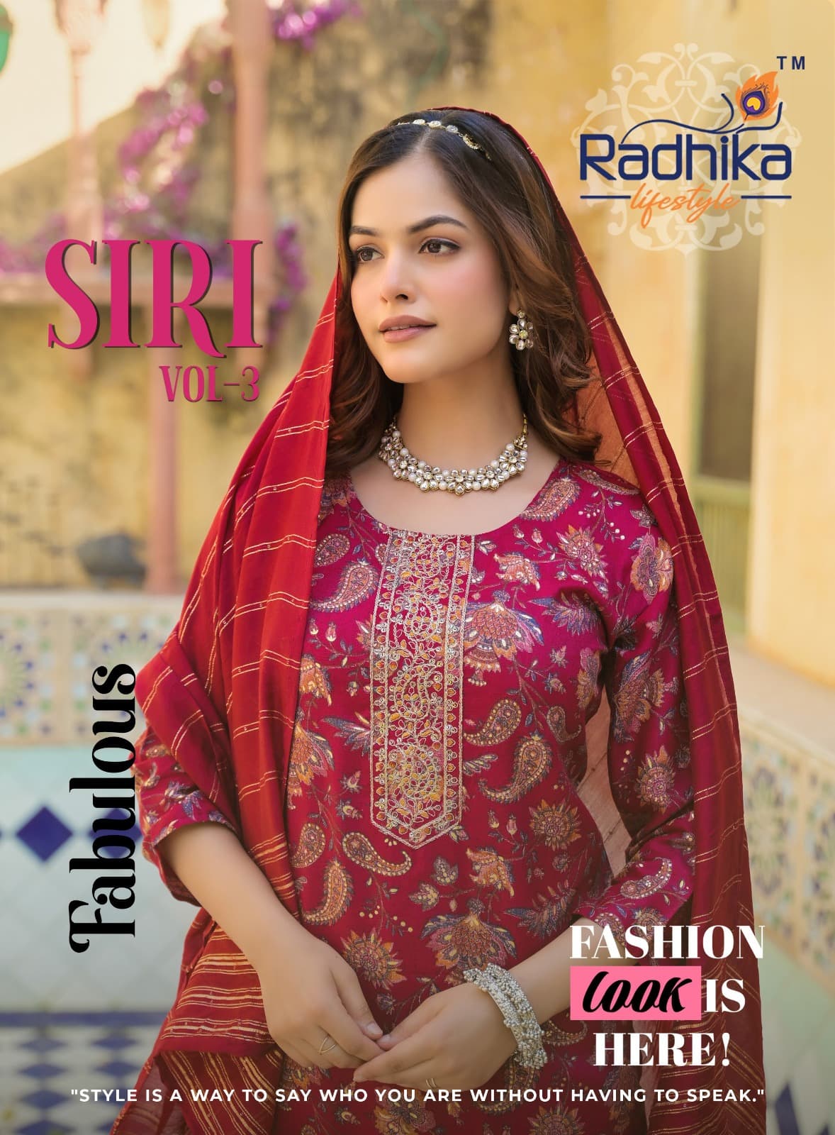 Siri Vol 3 Radhika Lifestyle Reyon Readymade Pant Style Suits Wholesale Price