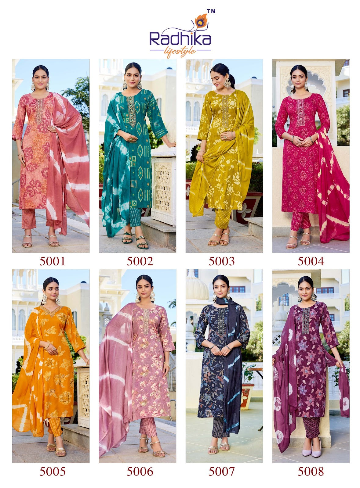 Siri Vol 5 Radhika Lifestyle Rayon Readymade Pant Style Suits Wholesaler India