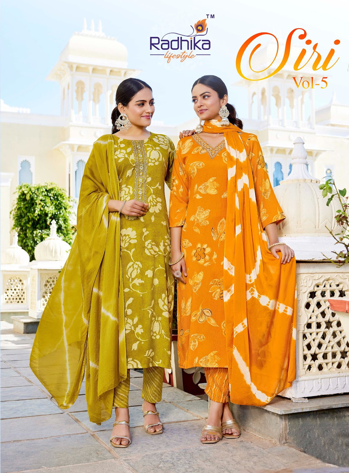 Siri Vol 5 Radhika Lifestyle Rayon Readymade Pant Style Suits Wholesaler India