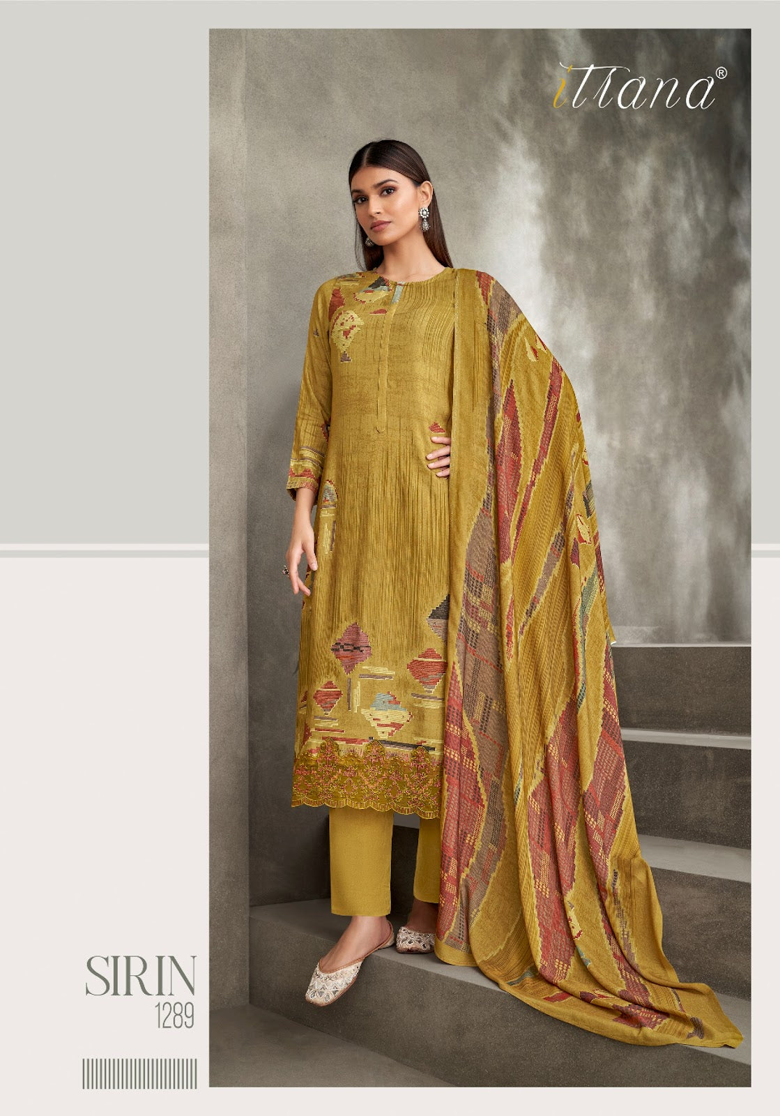 Sirin Itrana Staple Twill Pashmina Suits Manufacturer India