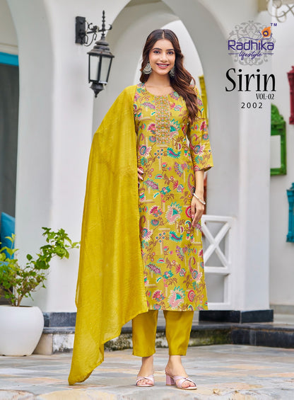 Sirin Vol 2 Radhika Lifestyle Vertican Readymade Pant Style Suits Wholesale Price