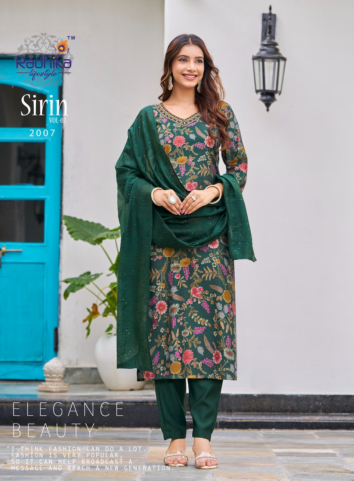 Sirin Vol 2 Radhika Lifestyle Vertican Readymade Pant Style Suits Wholesale Price
