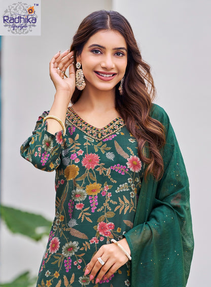 Sirin Vol 2 Radhika Lifestyle Vertican Readymade Pant Style Suits Wholesale Price