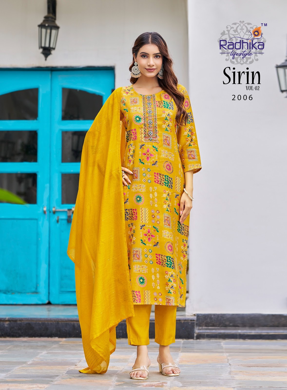 Sirin Vol 2 Radhika Lifestyle Vertican Readymade Pant Style Suits Wholesale Price