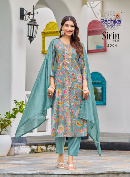 Sirin Vol 2 Radhika Lifestyle Vertican Readymade Pant Style Suits Wholesale Price