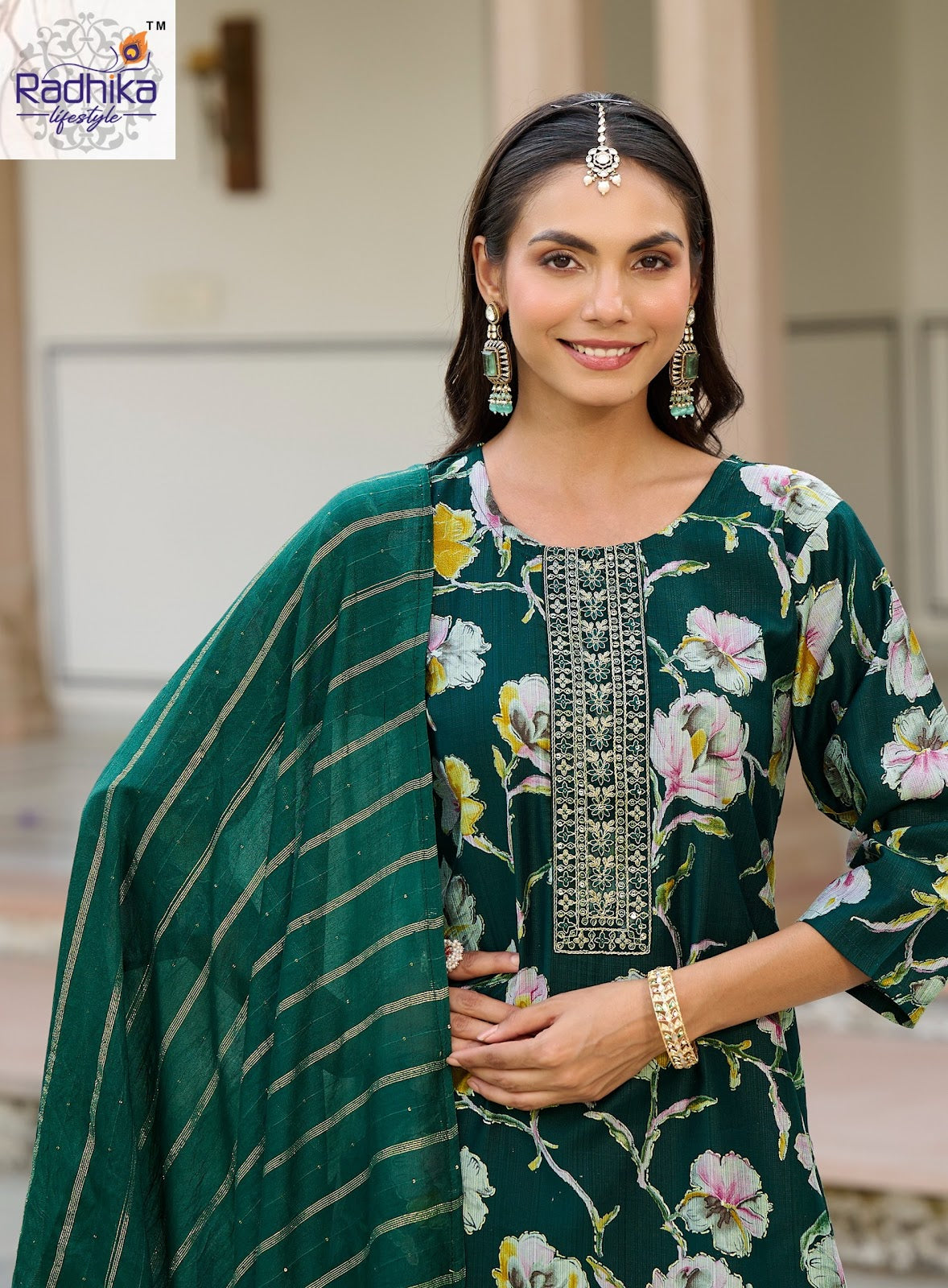 Sirin Vol 3 Radhika Lifestyle Vertican Readymade Pant Style Suits Wholesale Price