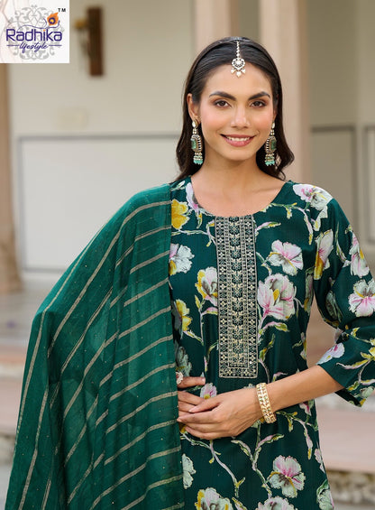 Sirin Vol 3 Radhika Lifestyle Vertican Readymade Pant Style Suits Wholesale Price