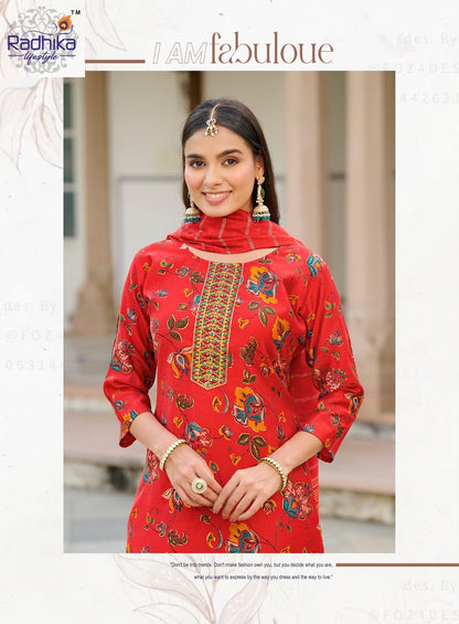 Sirin Vol 3 Radhika Lifestyle Vertican Readymade Pant Style Suits Wholesale Price