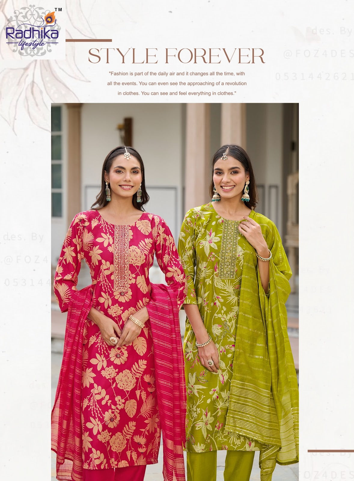 Sirin Vol 3 Radhika Lifestyle Vertican Readymade Pant Style Suits Wholesale Price