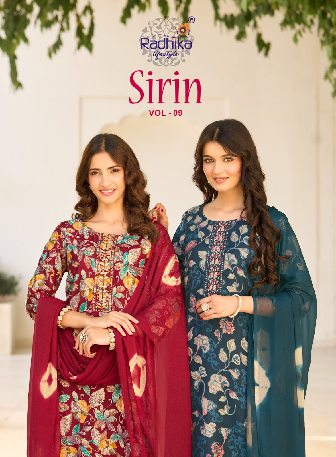 Sirin Vol 9 Radhika Lifestyle Vertican Readymade Pant Style Suits Wholesaler