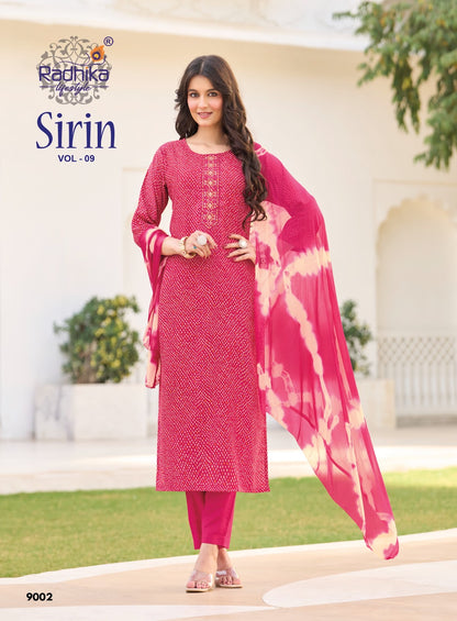 Sirin Vol 9 Radhika Lifestyle Vertican Readymade Pant Style Suits Wholesaler