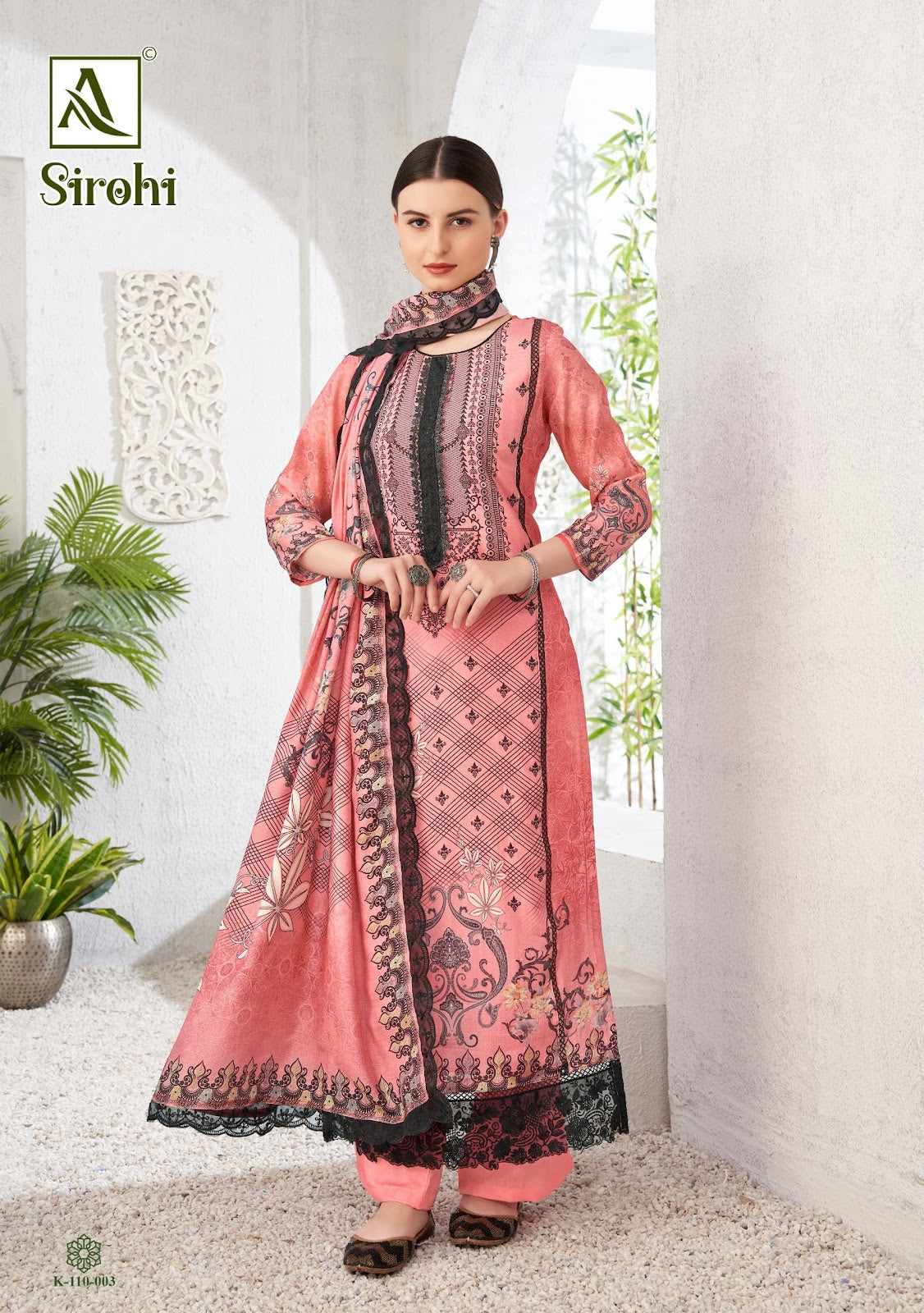 Sirohi Alok Viscose Muslin Karachi Salwar Suits Supplier Gujarat