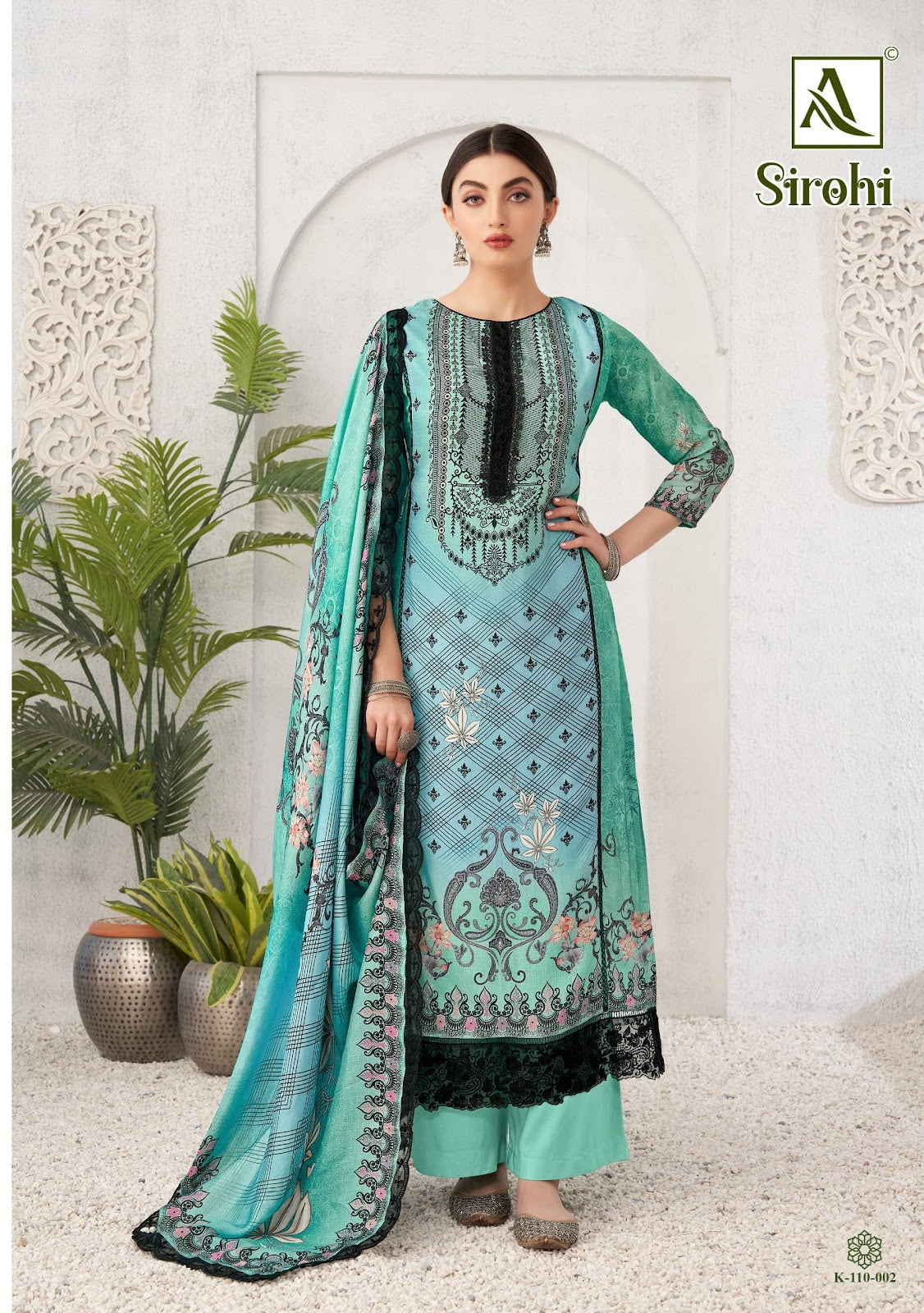 Sirohi Alok Viscose Muslin Karachi Salwar Suits Supplier Gujarat