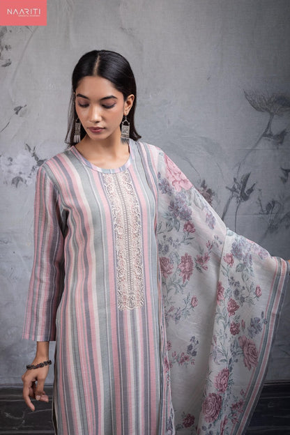 Sirok Naariti Linen Pant Style Suits Exporter