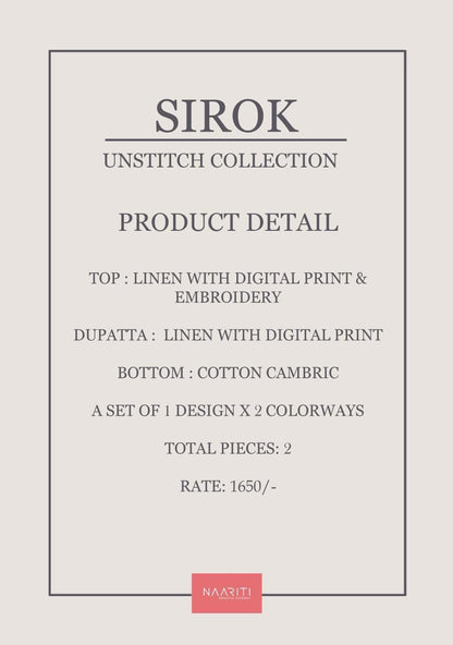 Sirok Naariti Linen Pant Style Suits Exporter