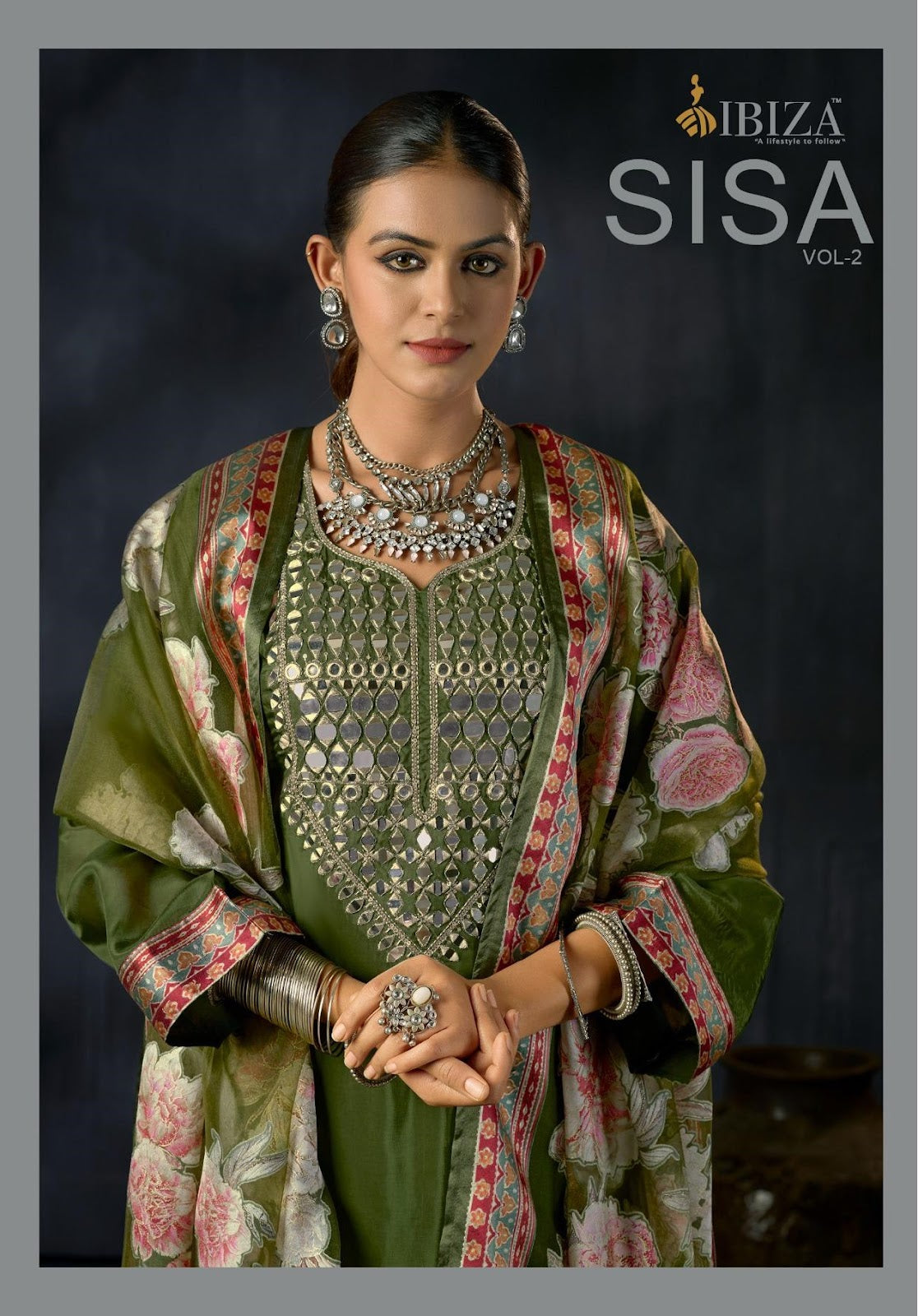Sisa Vol 2 Ibiza Organza Pant Style Suits Exporter India