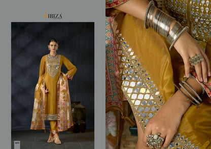 Sisa Vol 2 Ibiza Organza Pant Style Suits Exporter India