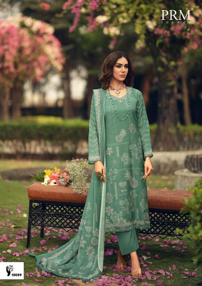 Sisilya Prm Trendz Lilen Pant Style Suits Wholesaler Ahmedabad