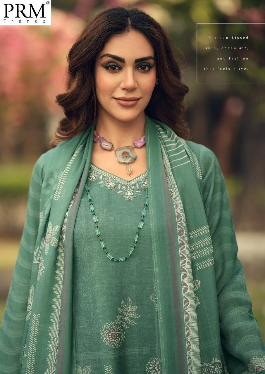 Sisilya Prm Trendz Lilen Pant Style Suits Wholesaler Ahmedabad