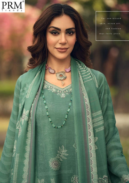 Sisilya Prm Trendz Lilen Pant Style Suits Wholesaler Ahmedabad