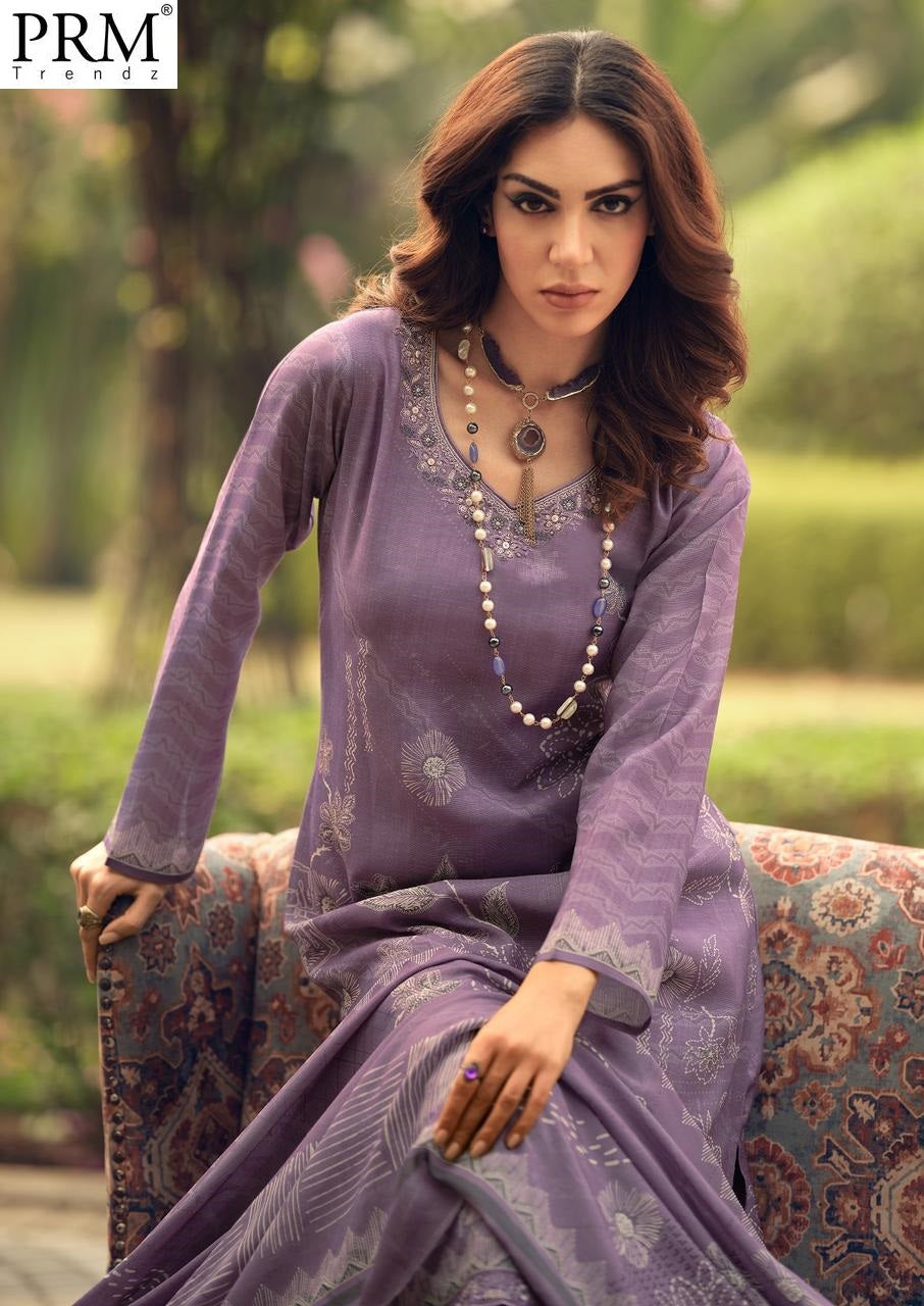 Sisilya Prm Trendz Lilen Pant Style Suits Wholesaler Ahmedabad
