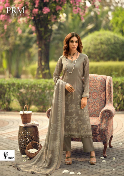 Sisilya Prm Trendz Lilen Pant Style Suits Wholesaler Ahmedabad