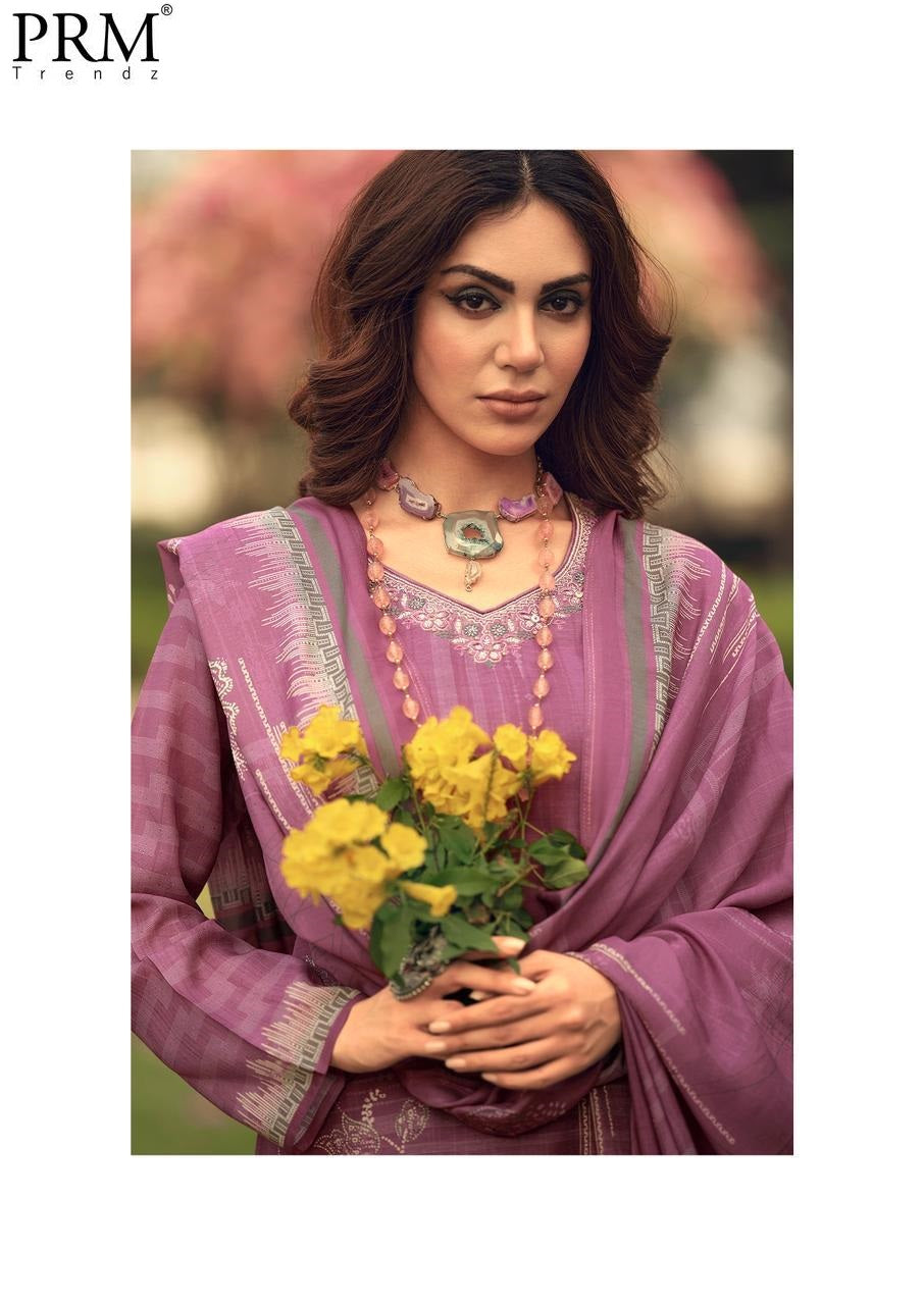 Sisilya Prm Trendz Lilen Pant Style Suits Wholesaler Ahmedabad
